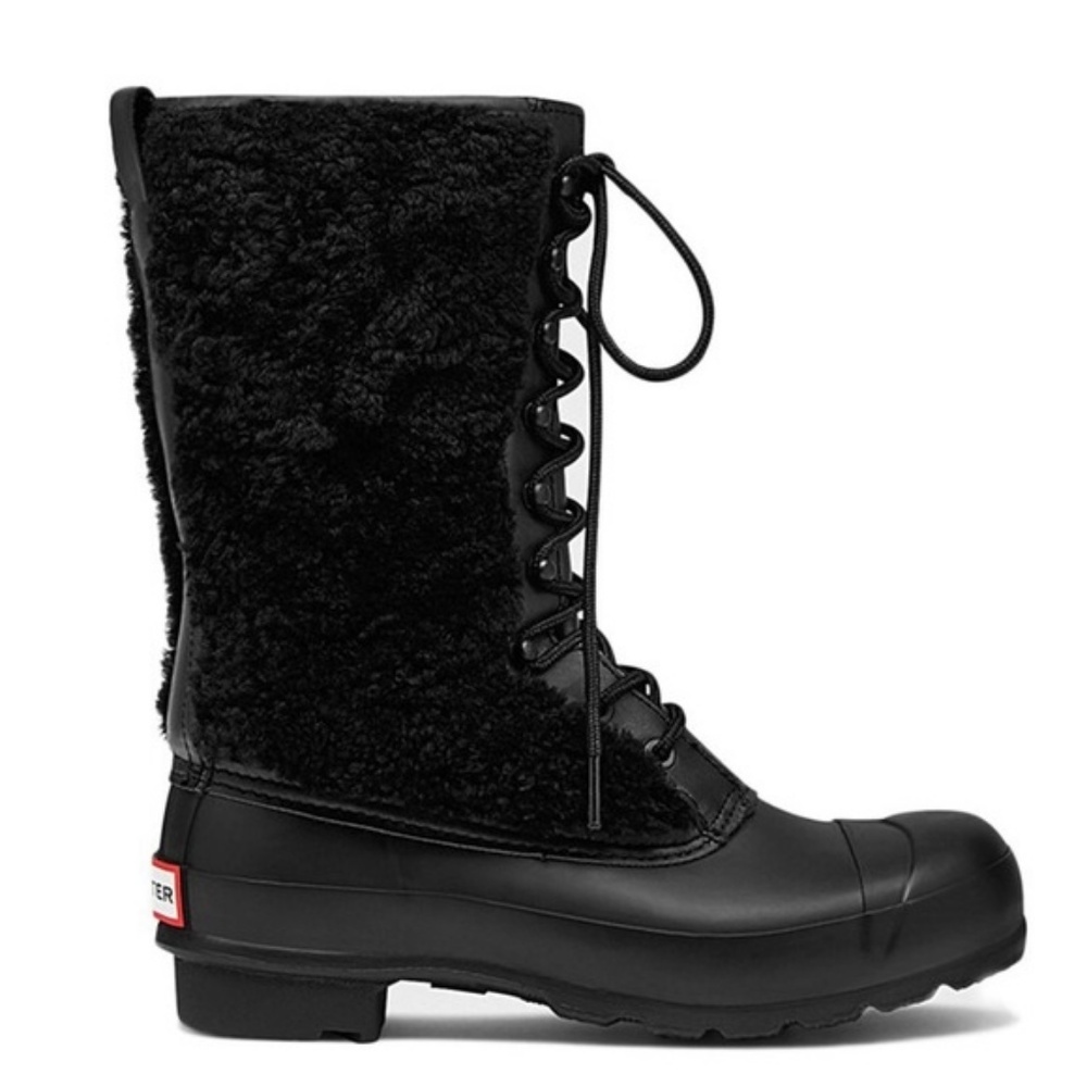 NWT HUNTER Waterproof Shearling Lined Boot, Sz 5